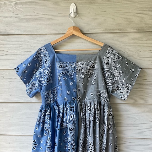 Handmade Bandana Dress/Half&Half - Picture 7 of 16